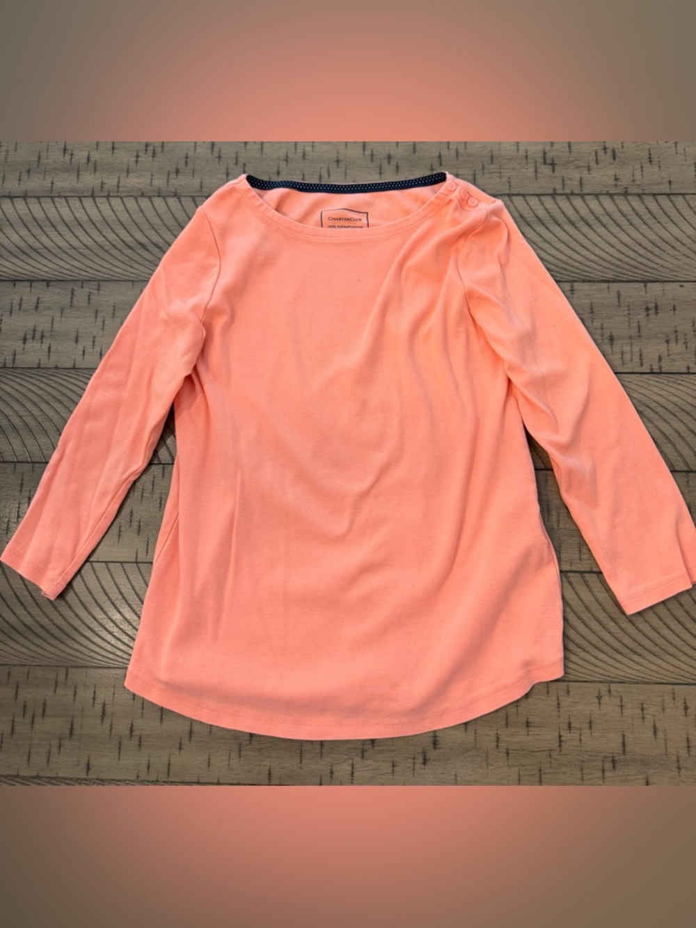 Charter Club Coral Top